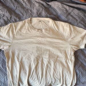 Uniqlo Light Brown Supima Cotton Tee